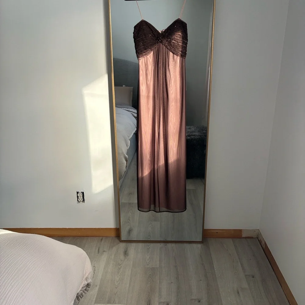 JS Boutique Pink and Black Maxi Dress - Picture 4 of 6